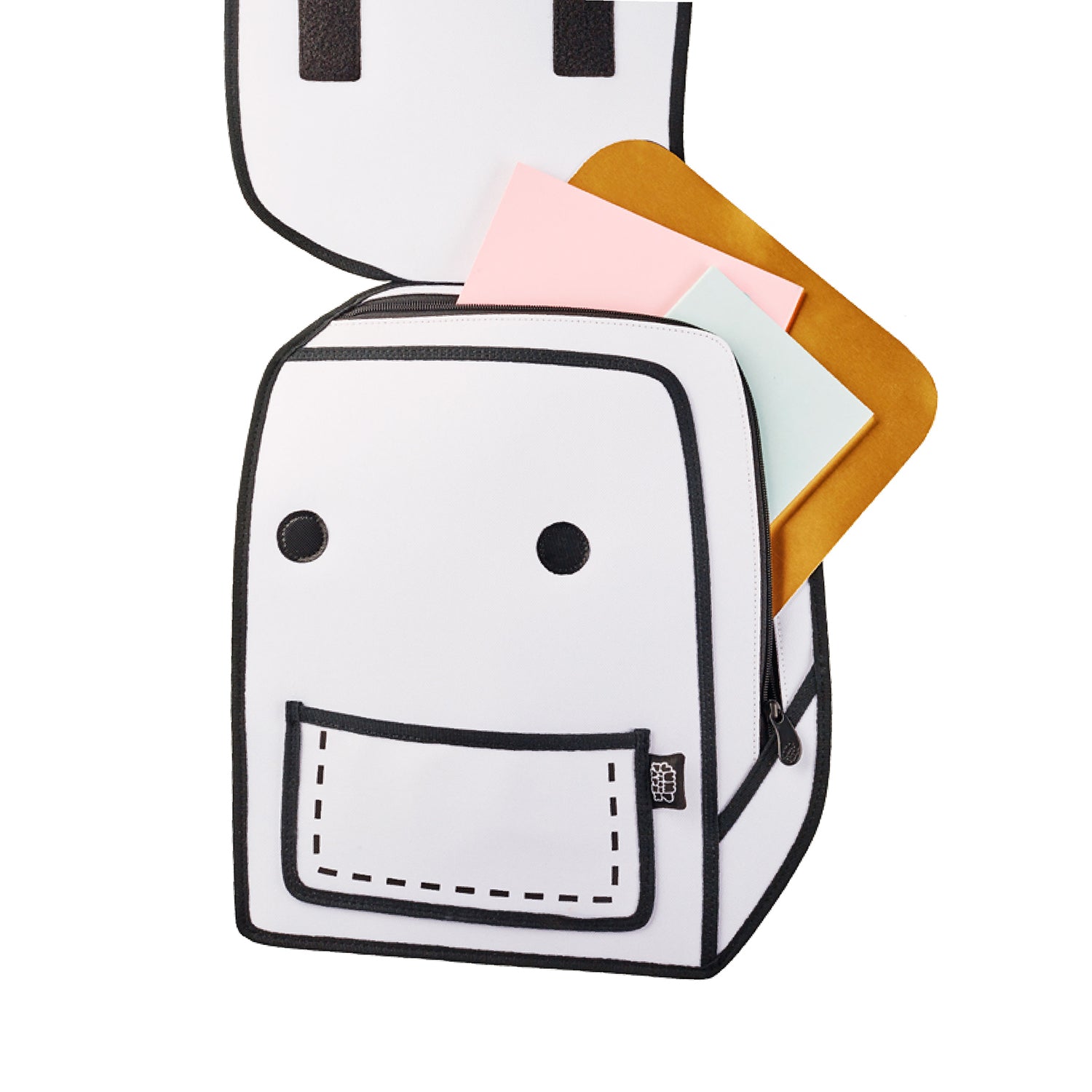 Graffiti White Spaceman Backpack | JFP143