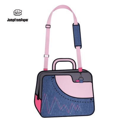 Crush bag-Denim Pink