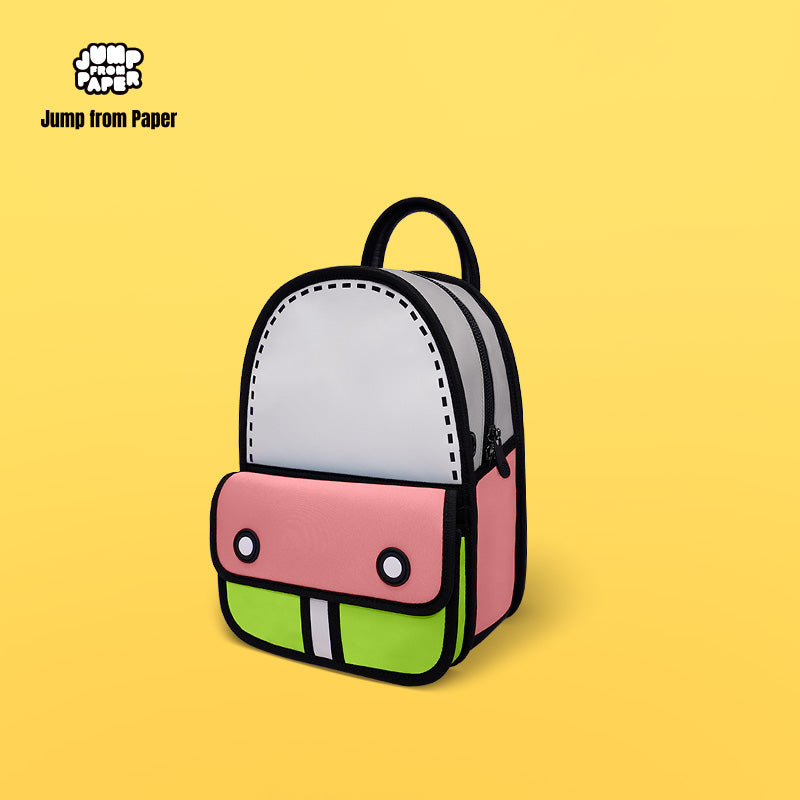 Junior 3D Adventure Matcha Pink Backpack