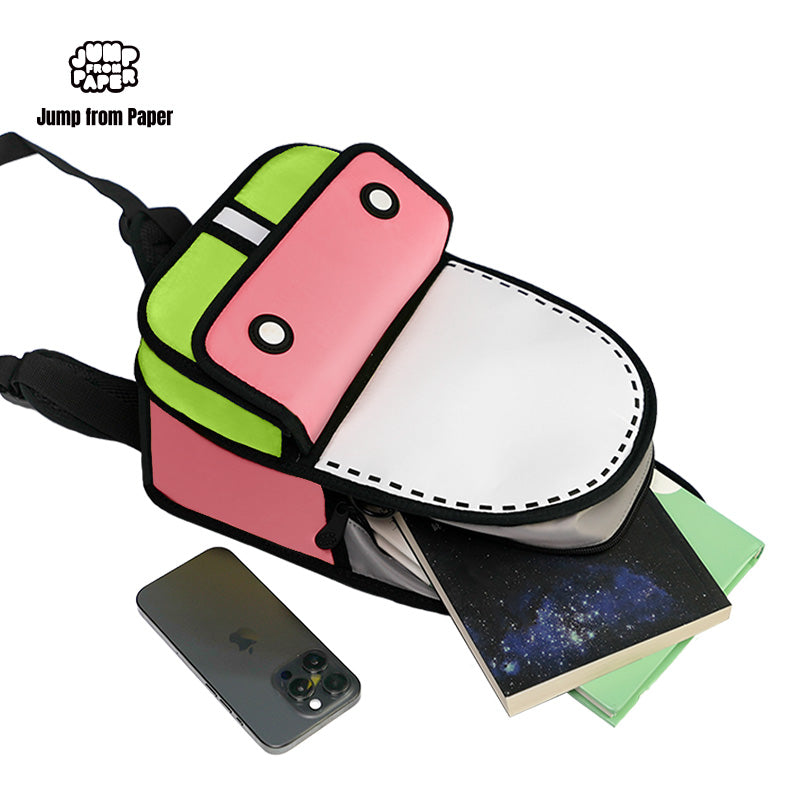 Junior 3D Adventure Matcha Pink Backpack