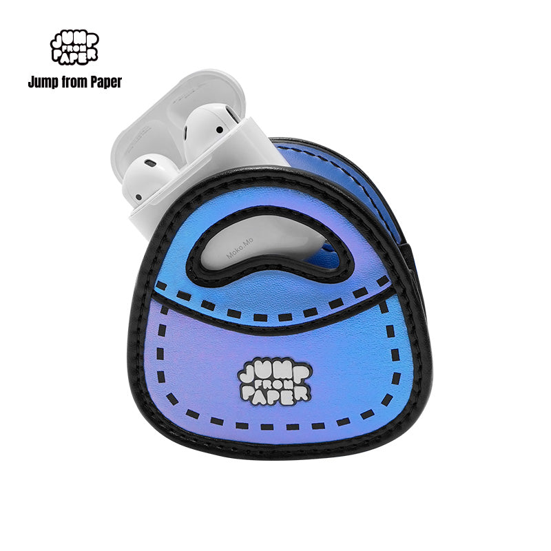 Plumpie Finny Earphone Case- Luster Blue