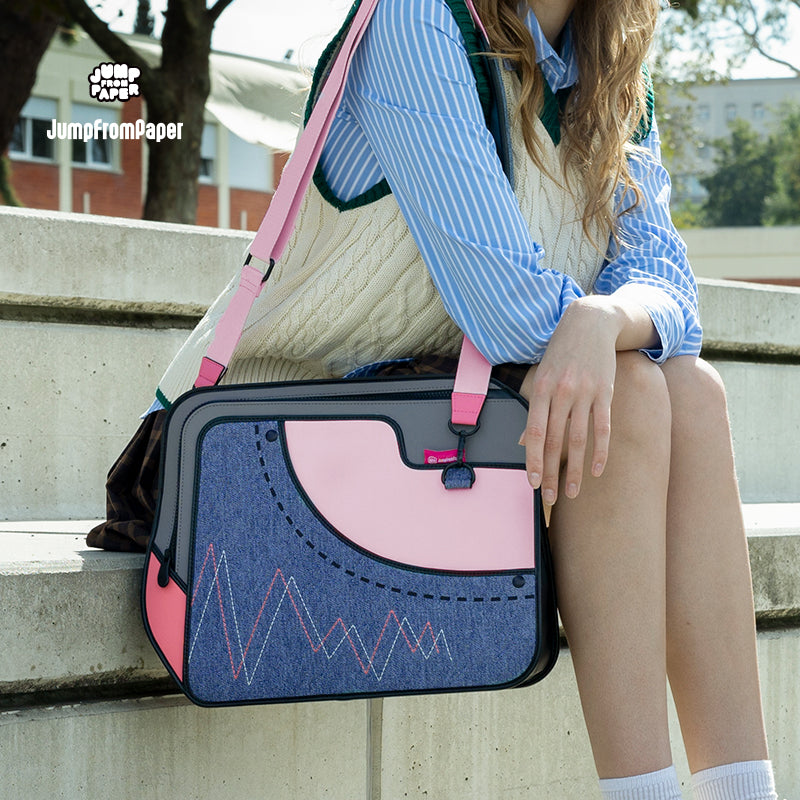 Crush bag-Denim Pink