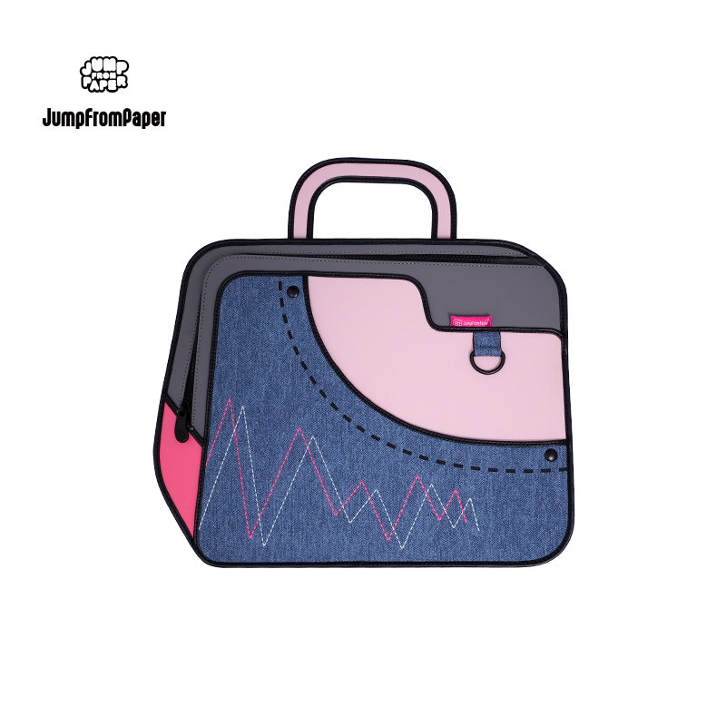 Crush bag-Denim Pink