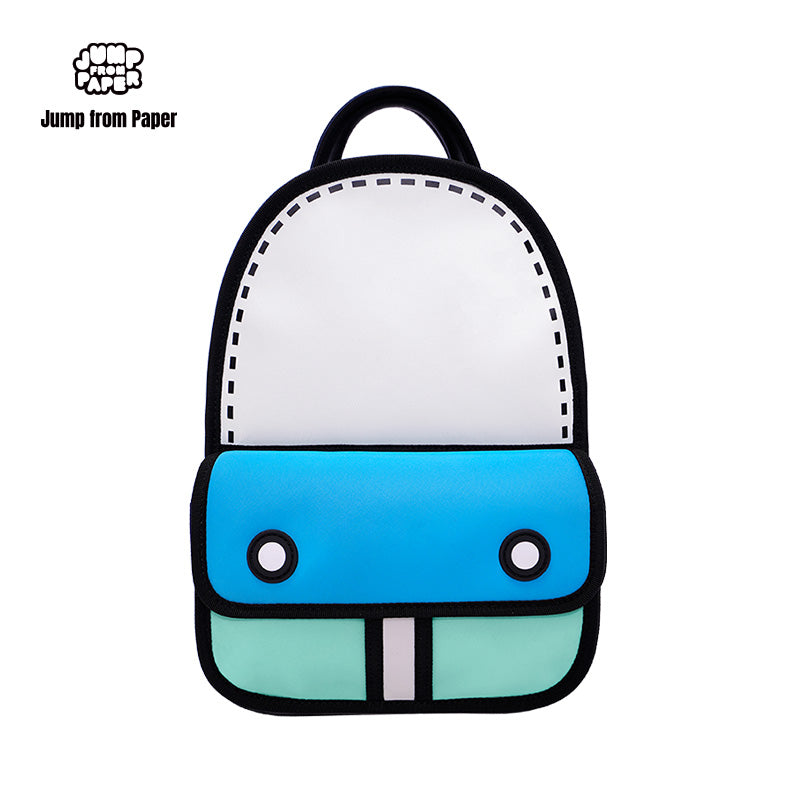 Junior 3D Adventure Denim Blue Backpack