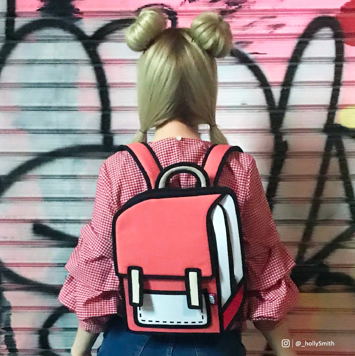 Junior Watermelon Red Spaceman Backpack | JFP159