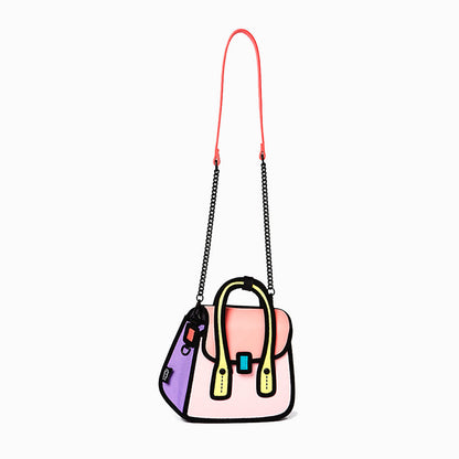 Pink Owl bag / Metal Chain Bag | JFP214